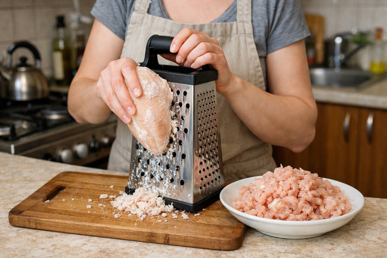 А вы знали, что фарш можно легко приготовить без мясорубки?