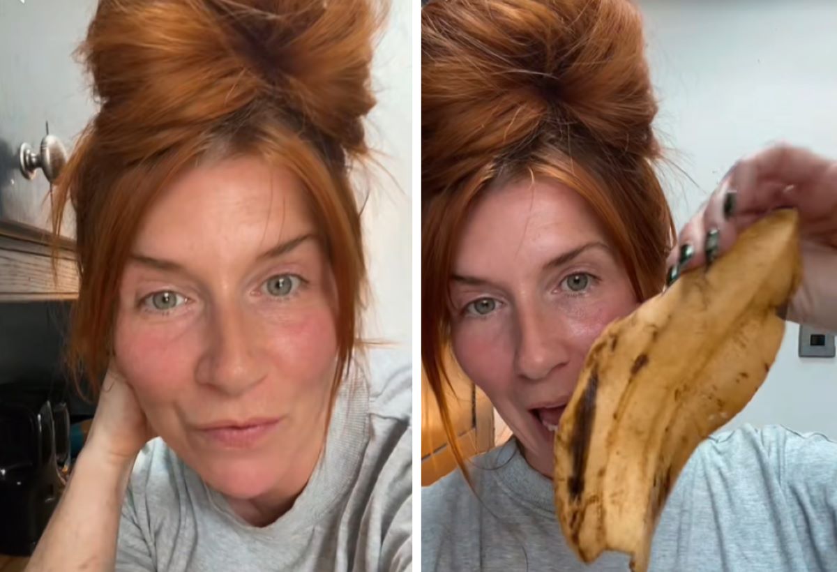 В 43 года у нее ни одной морщинки – и всё благодаря банановой кожуре