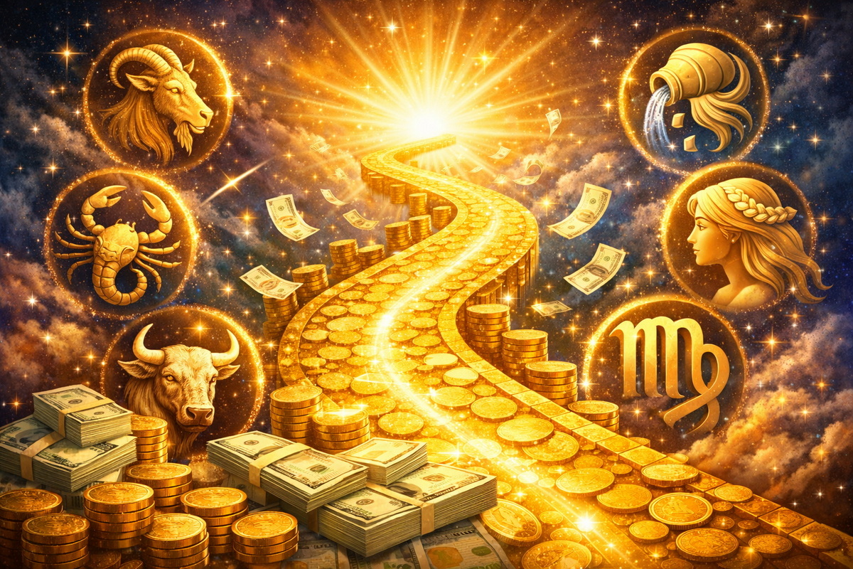 Денежная полоса удачи: пять знаков Зодиака ждет финансовый взлёт после 20 января