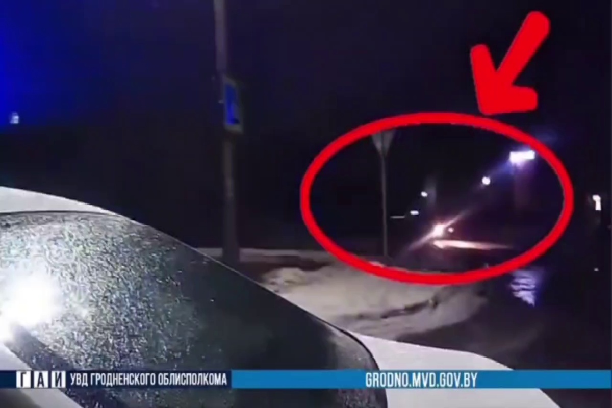 В Гродно пьяную 70-летнюю водительницу ночью задержали инспекторы ГАИ