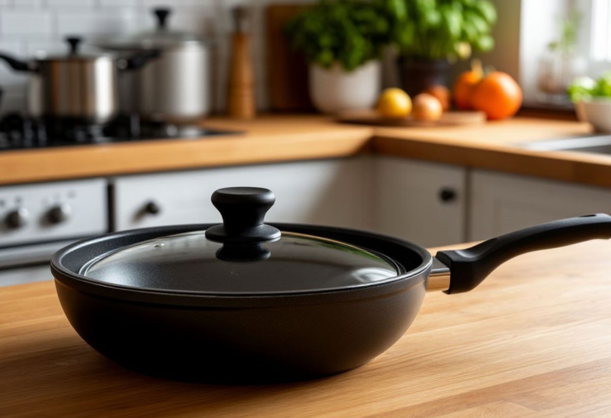 Никогда не храните чугунную сковороду с закрытой крышкой