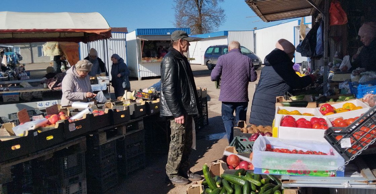 Что нового можно купить на рынке в Слониме в начале марта