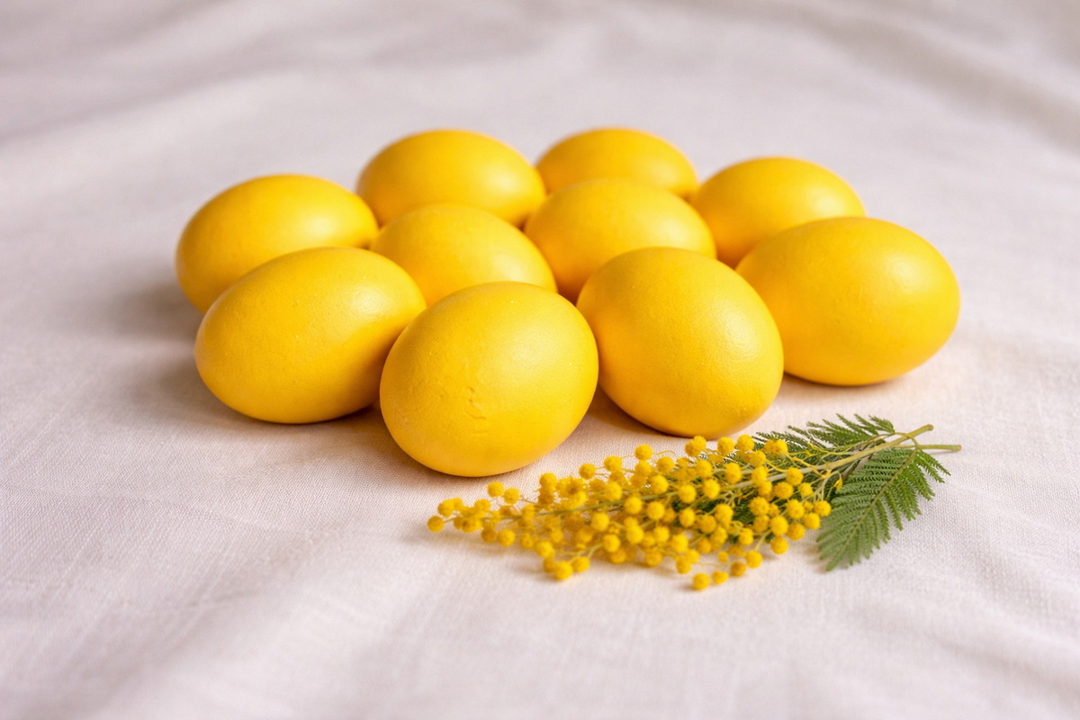 Луковая шелуха в прошлом: добавляю одну ложку — и пасхальные яйца получаются цвета мимозы