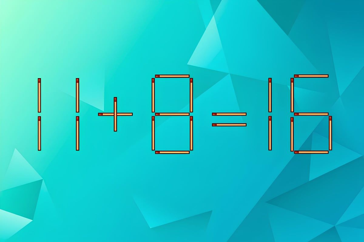 Головоломка для математических асов: переставьте 1 спичку