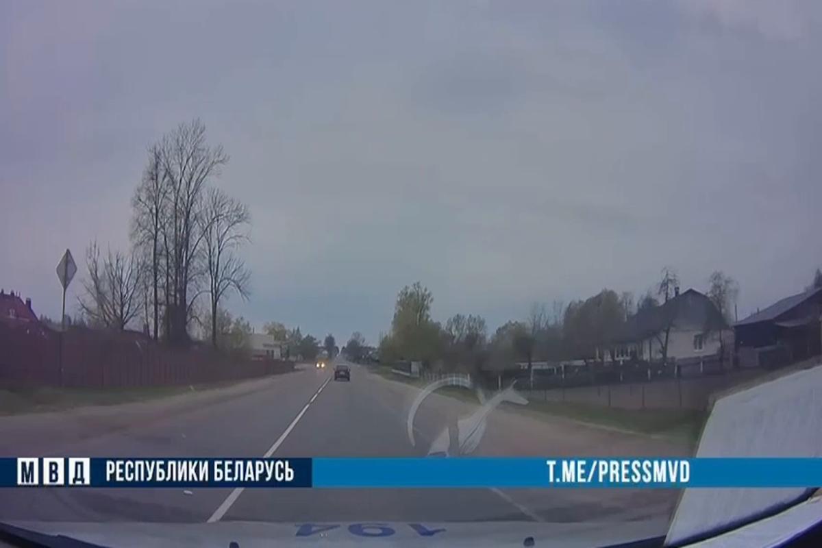 Водитель устроил погоню