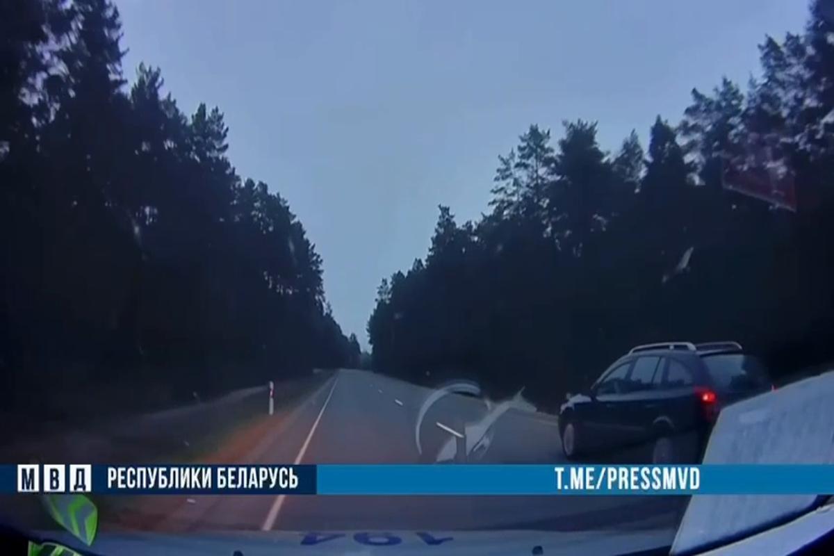 Пьяный водитель устроил погню