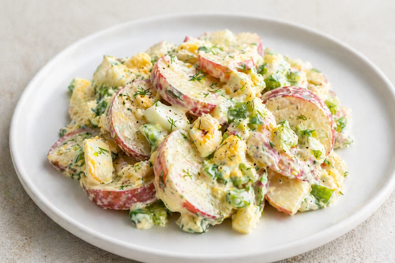 рецепт салата с редисом и яйцом