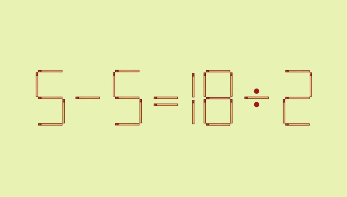 головоломка со спичками