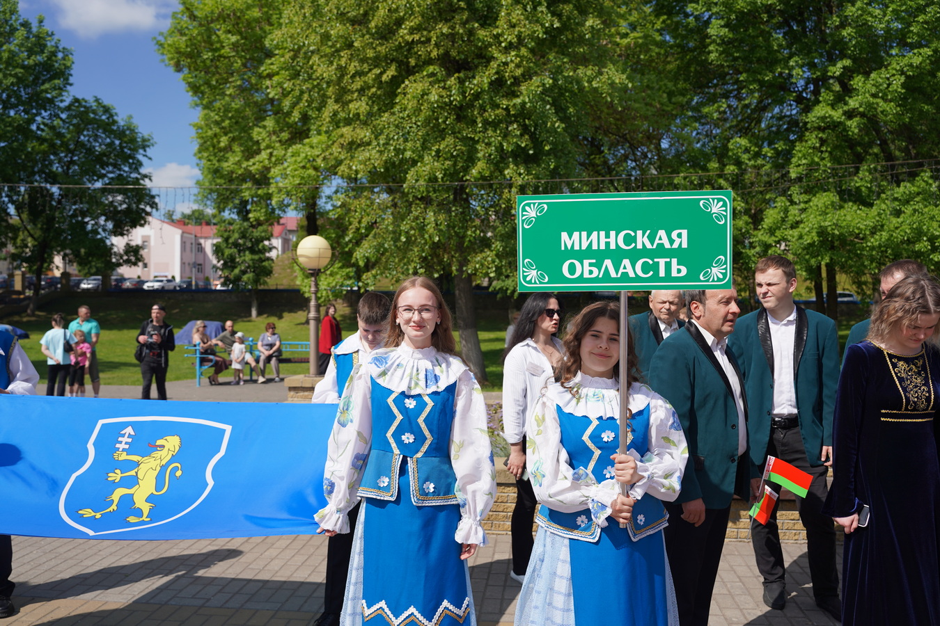 Удзельнікі фестывалю «Паланэз» з Мінскай вобласці.