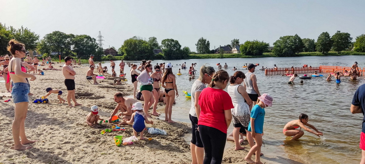 Озеро в Слониме на улице Багратиона