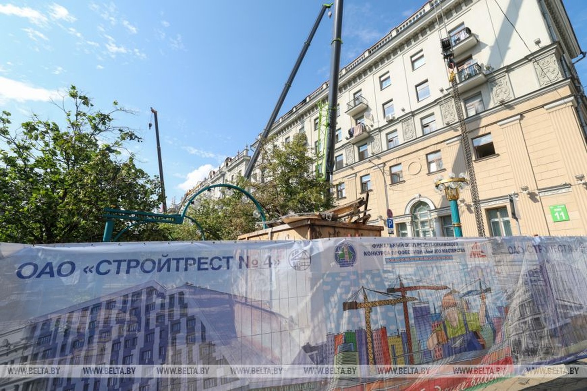 крыша дома в Минске