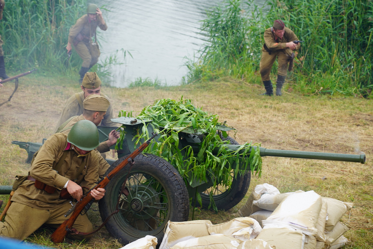 Военная реконструкция в Слониме
