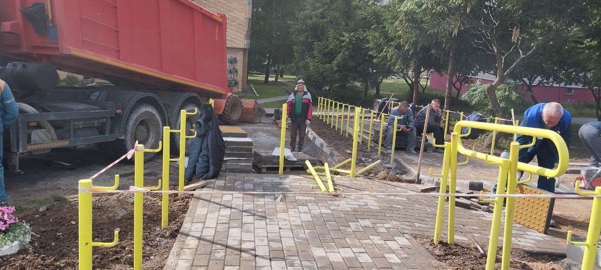 благоустройство пешеходной зоны