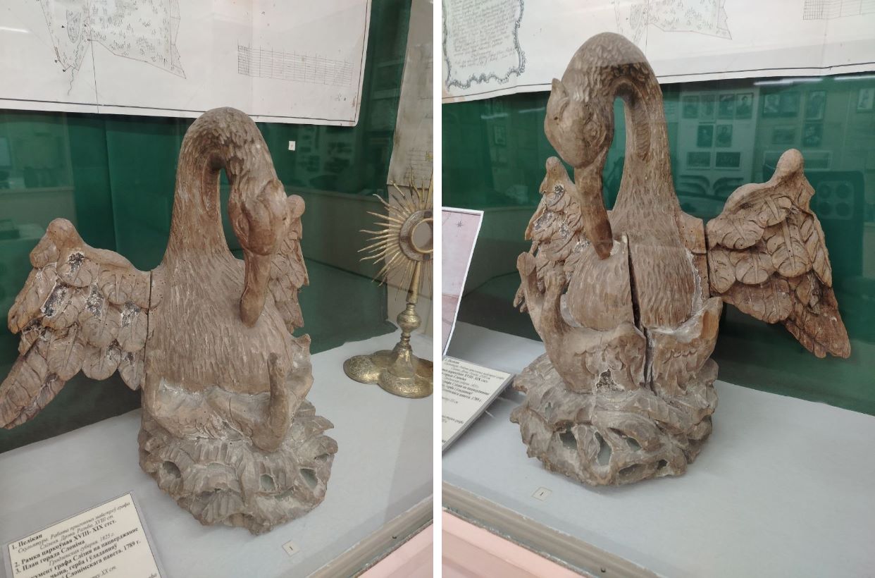 пеликан деревянный слоним