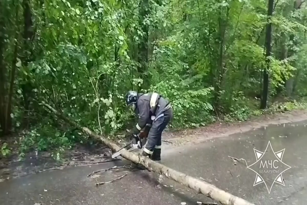 спасатели устраняют последствия непогоды
