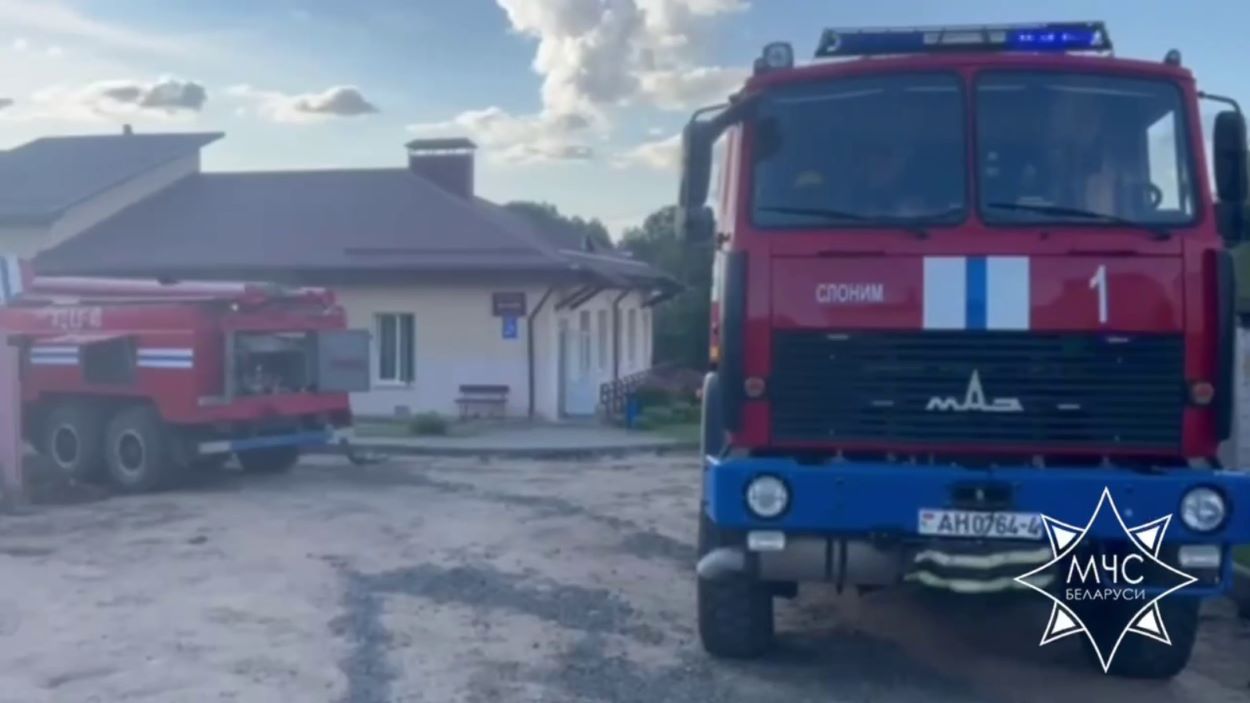 пожар в жировичах