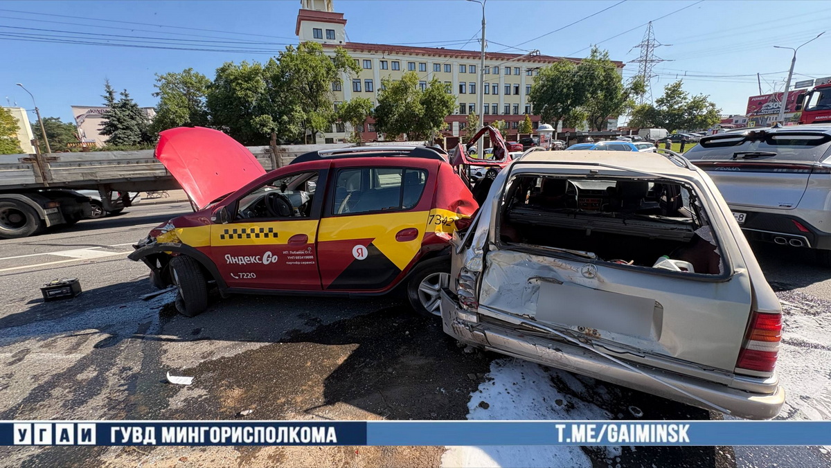 Серьезная авария в Минске