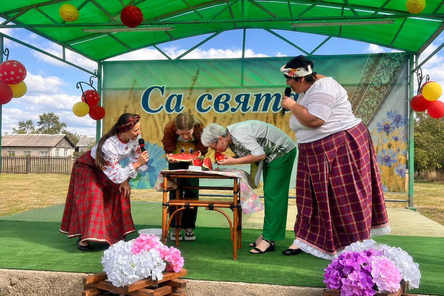 праздник в деревне