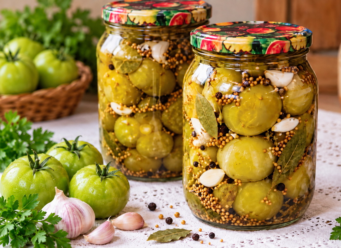 маринованные зеленые помидоры