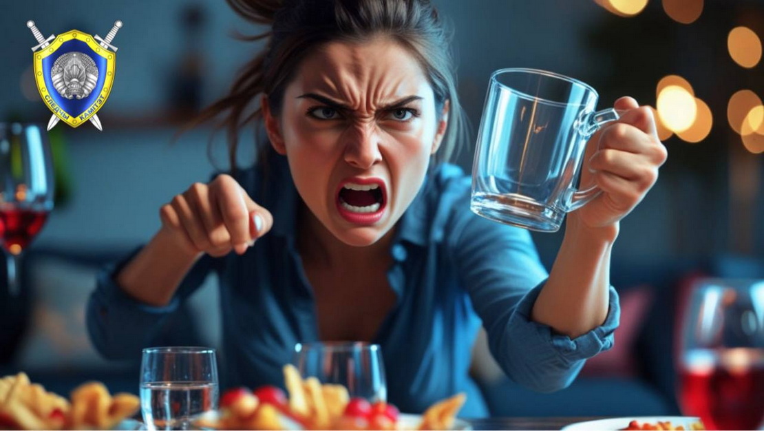 29-летняя жительница Кобрина бросила кружкой в гостя — он потерял зрение на один глаз