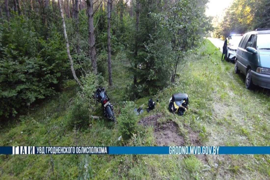Авария под Гродно: мотоциклист оказался в реанимации