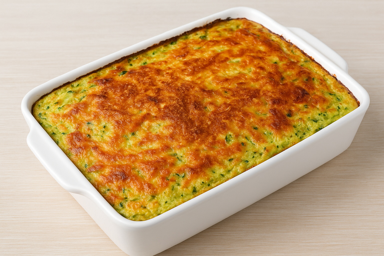 Летняя запеканка из кабачков и сыра — просто и вкусно