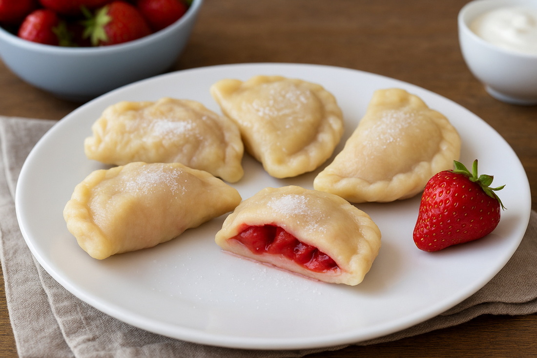 Лучший рецепт вареников с клубникой — нежное тесто и сочная начинка