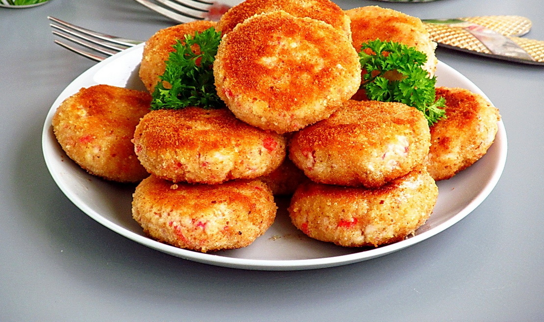 Нежные крабовые котлетки, которые тают во рту