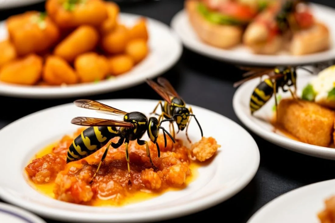 Осы вьются вокруг стола? Простая хитрость заставит насекомых убраться с ваших тарелок