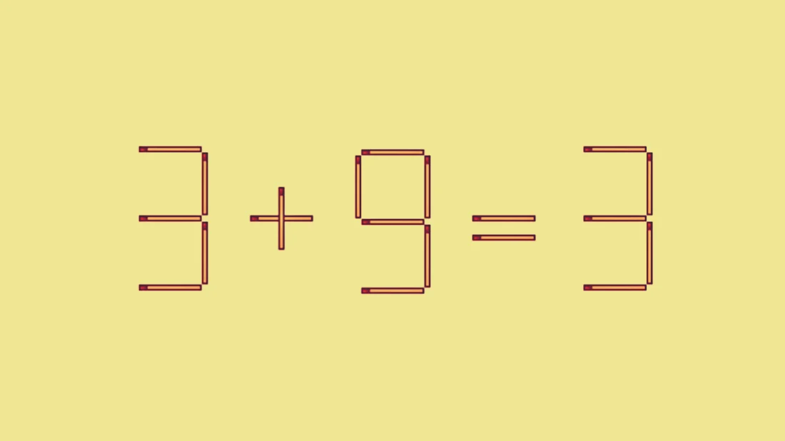 Переставьте 1 спичку в головоломке и проверьте: может, вы новый Эйнштейн?