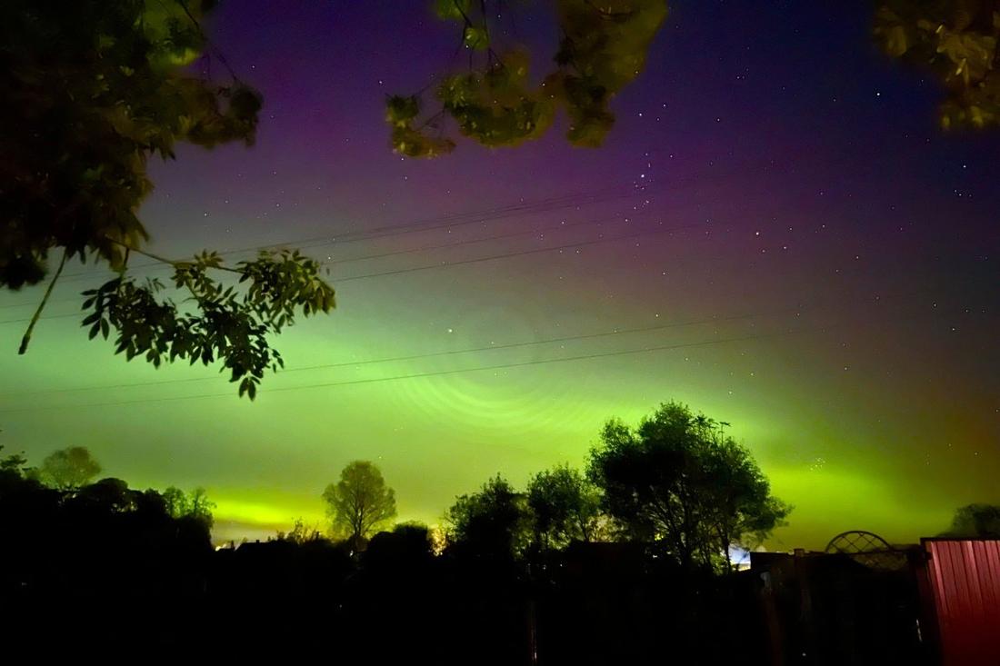 Полярные сияния озарили небо в ночь с 29 на 30 сентября