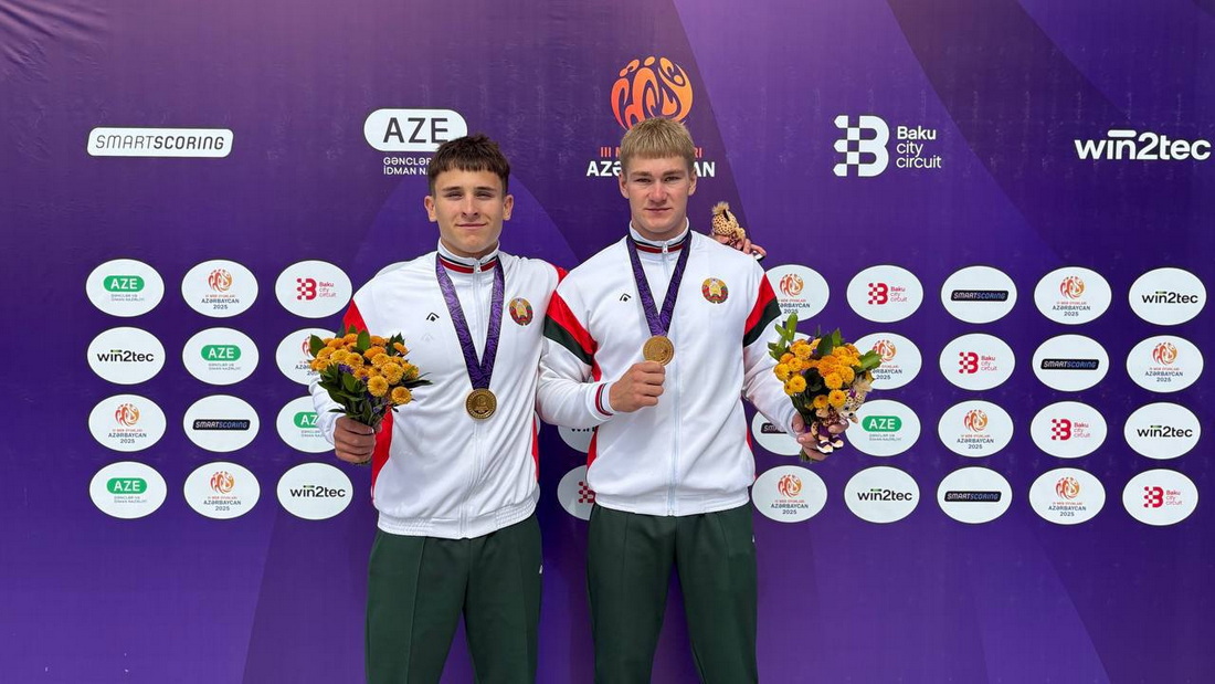 Слонимчанин в составе сборной Беларуси по гребле завоевал золото в Азербайджане