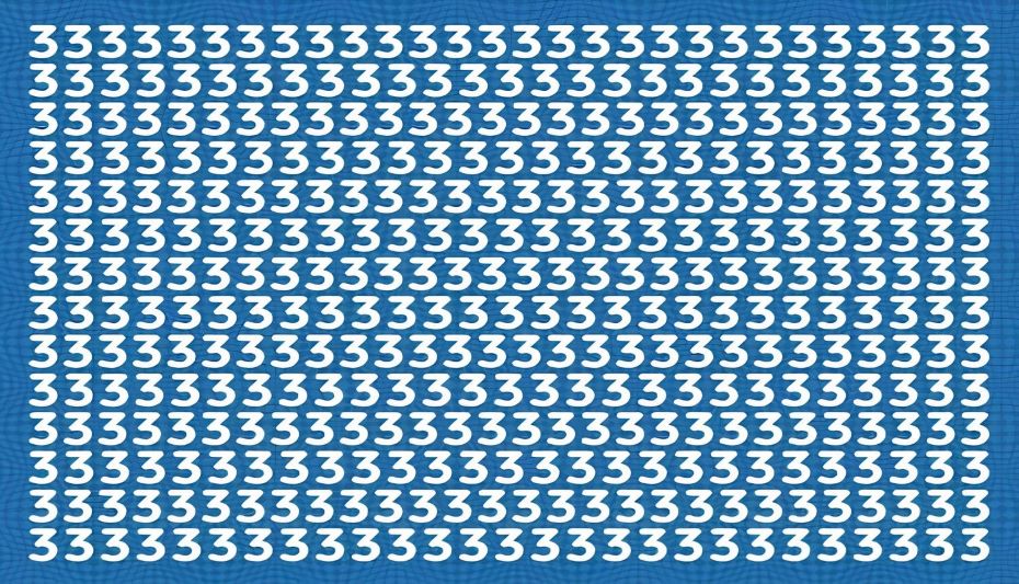 Тест на IQ: Вы способны найти букву среди чисел за 15 секунд?