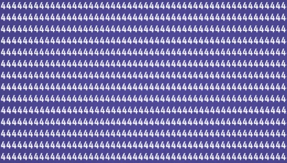 Только 1% людей могут заметить одну странную букву, спрятанную среди цифр