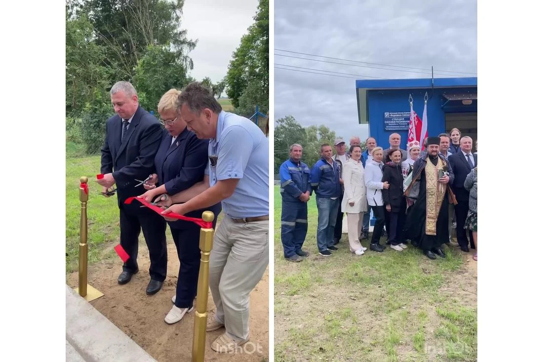 В деревне Гловсевичи открыли станцию обезжелезивания воды