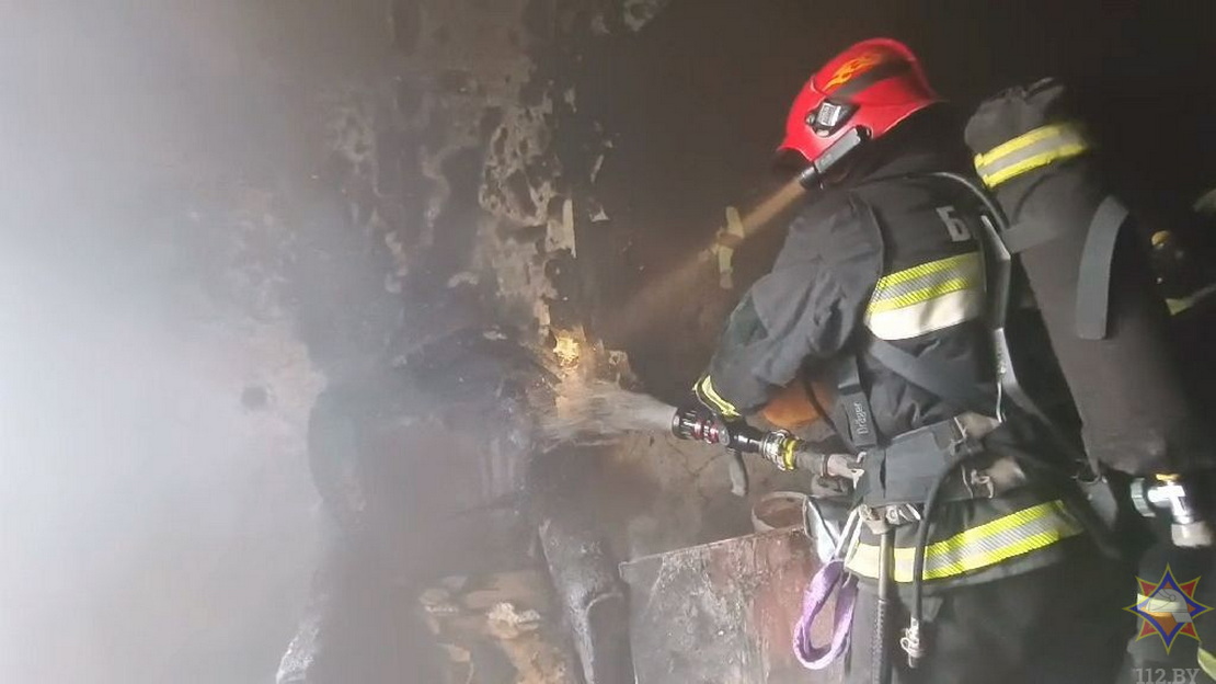 В Гродно горела квартира — хозяина дома не было