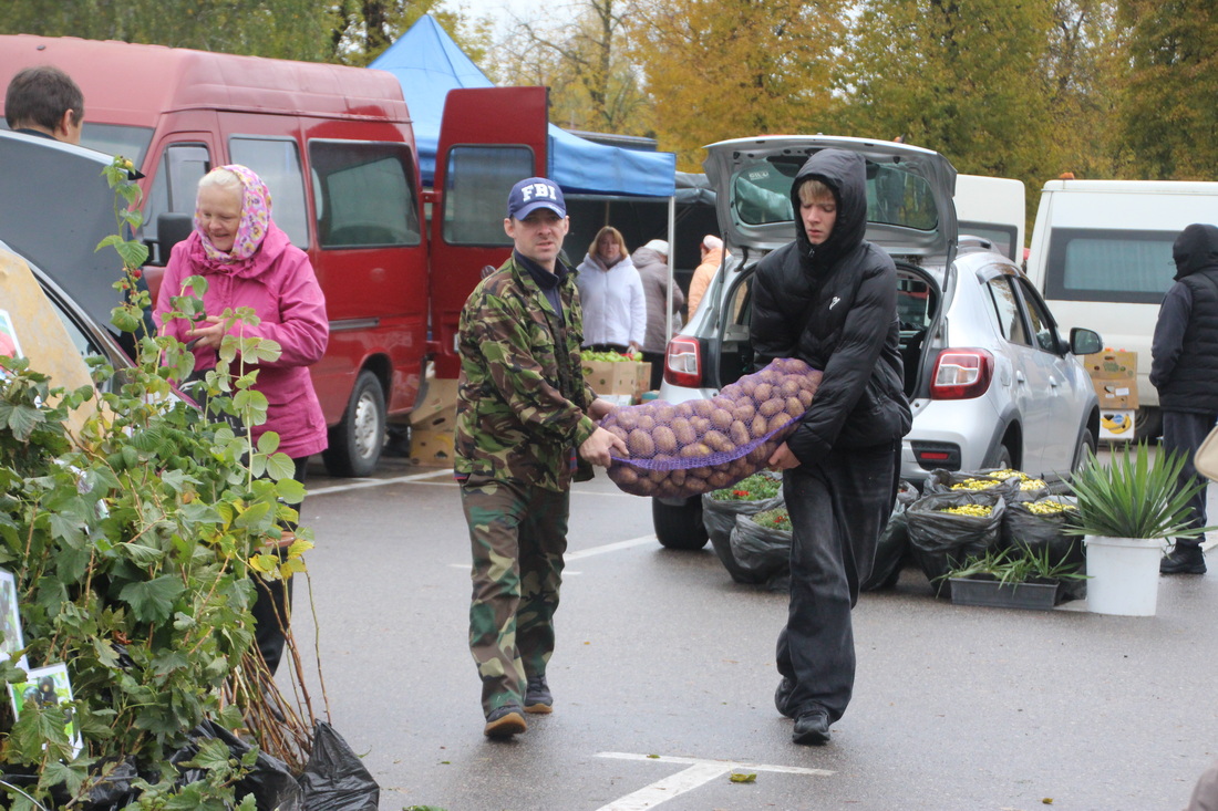 В Слониме прошла сельскохозяйственная ярмарка: фермеров стало больше, а цены остались прежними — картофель и капуста по рублю