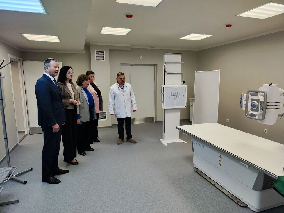 В Слонимской ЦРБ торжественно открыли новый рентген-кабинет