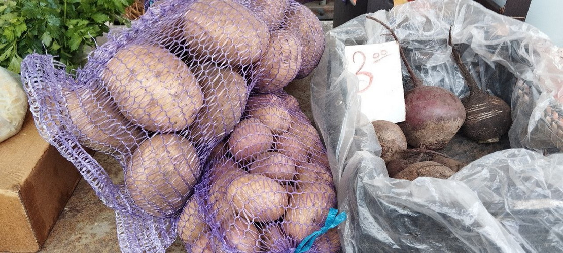 Виноград Кардинал, хурма и клюква: что и почем продают на рынке Слонима в середине октября