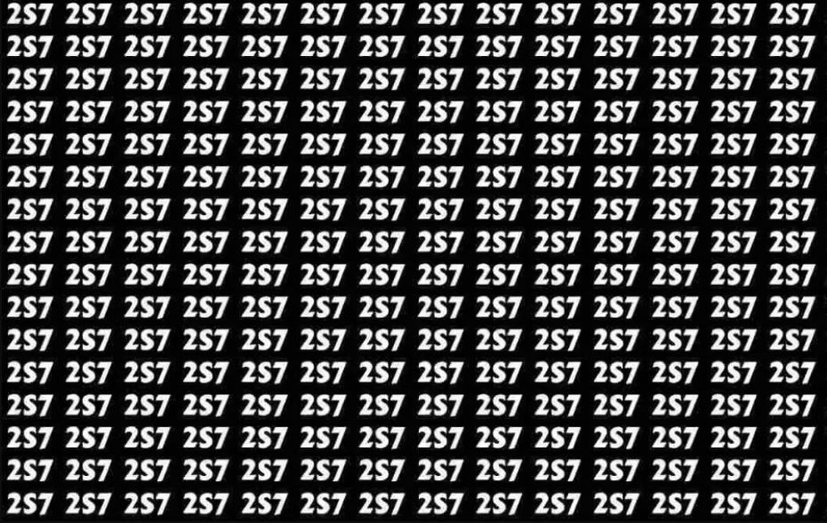 Визуальный тест: найдите на картинке число 257. Кто быстрее?