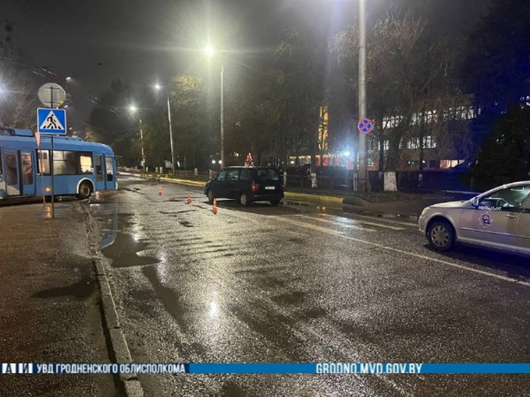 Водитель автомобиля «Фиат» сбил пешехода в Гродно