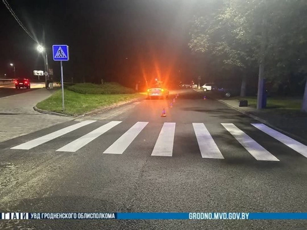 Водитель «Volkswagen» наехал на подростка на пешеходном переходе в Лиде