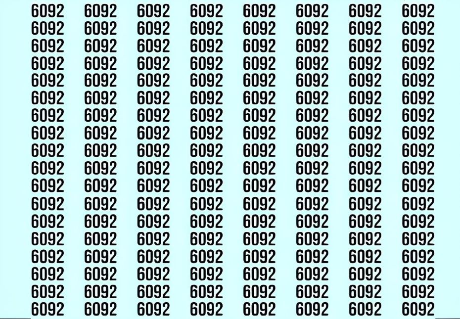 За 22 секунды найдите число, отличающееся от остальных: эта оптическая иллюзия вас помучает