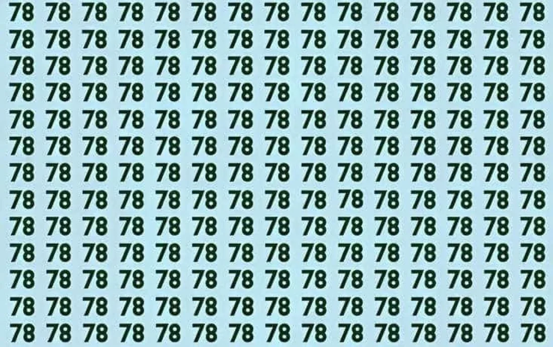 Задачка на внимательность: найдите число 73 за 8 секунд