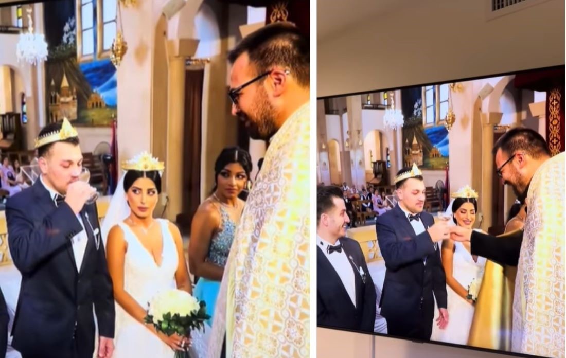 Жених на свадьбе такое отчебучил, что пришлось вмешаться даже священнику