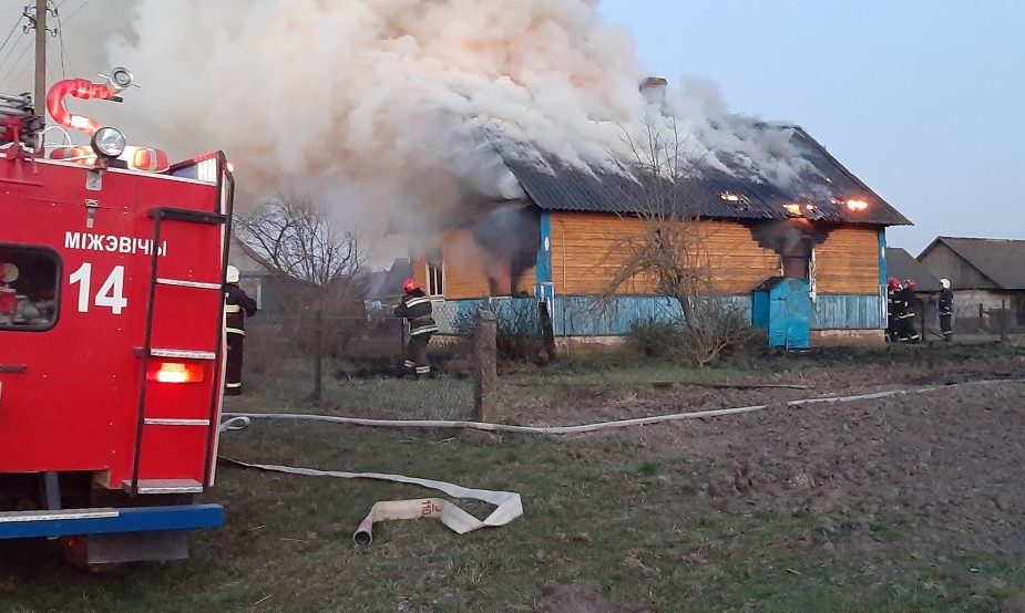 Пожар в Новоорловичах