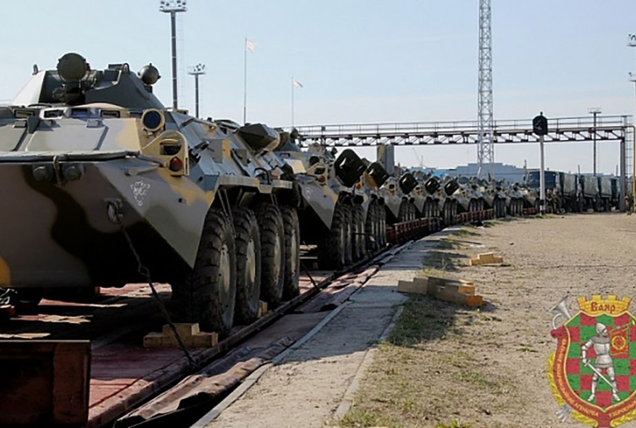В Беларусь прибывают российские военные эшелоны