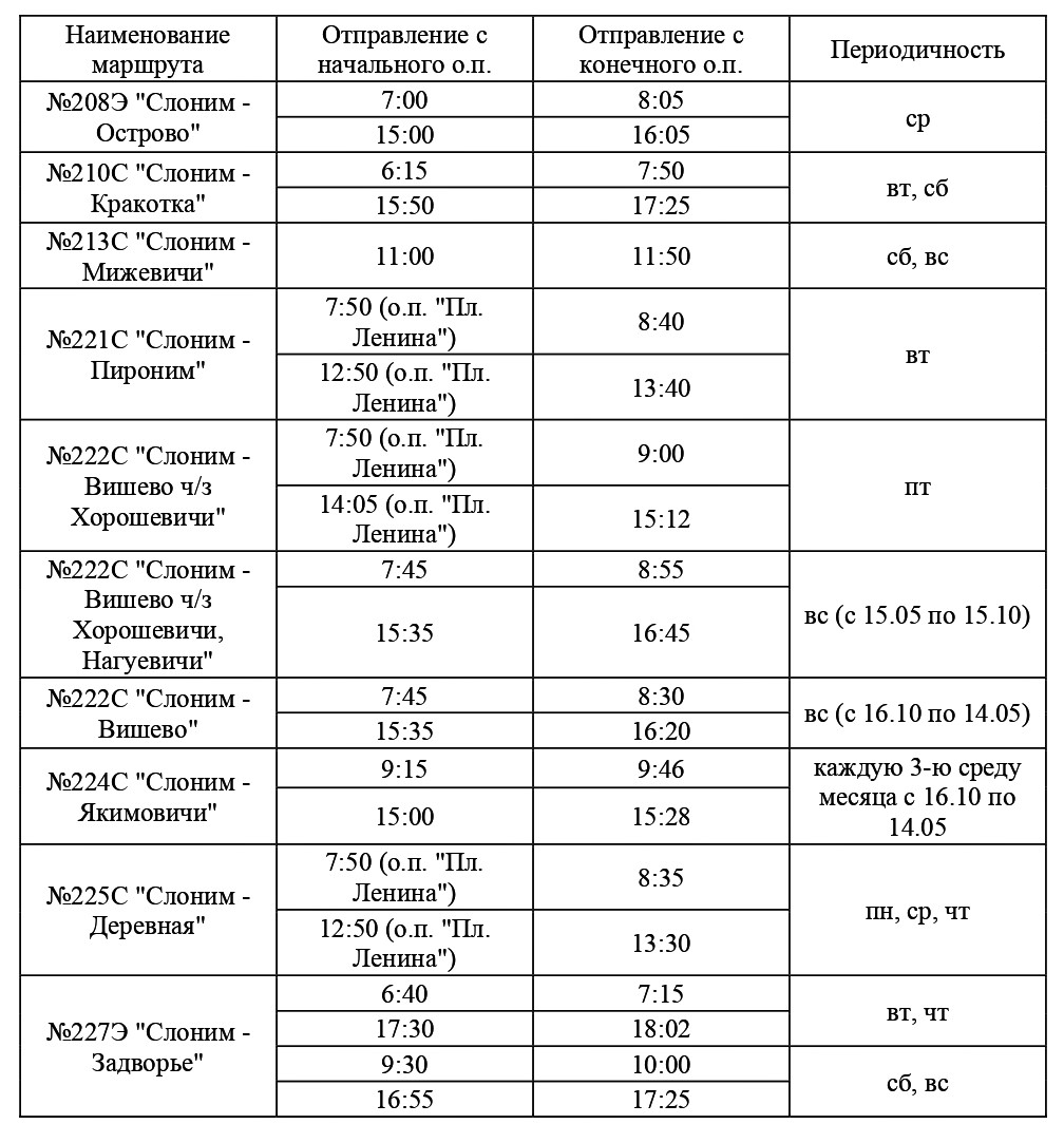Расписание маршруток слоним. График движения автобусов. Движение автобусов.