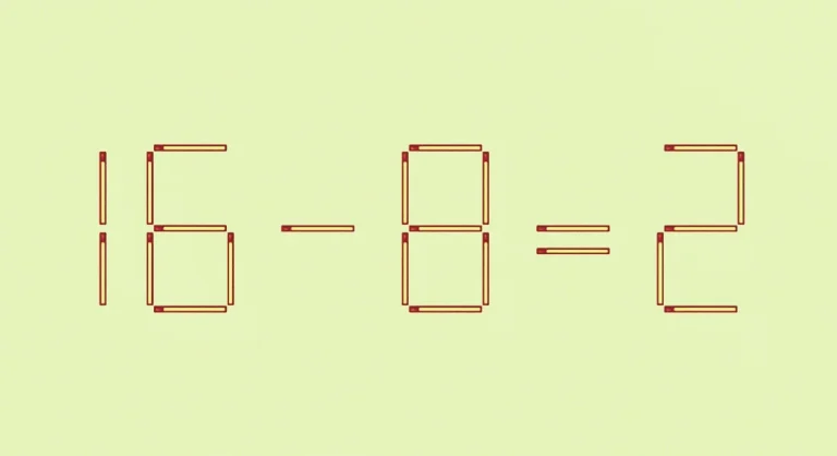 Вы мастер быстрых решений сложных задач? Тогда переставьте 1 спичку за 10 секунд