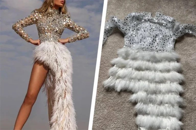 Ожидание и реальность: женщина заказала платье своей мечты, но когда оно пришло, потеряла дар речи